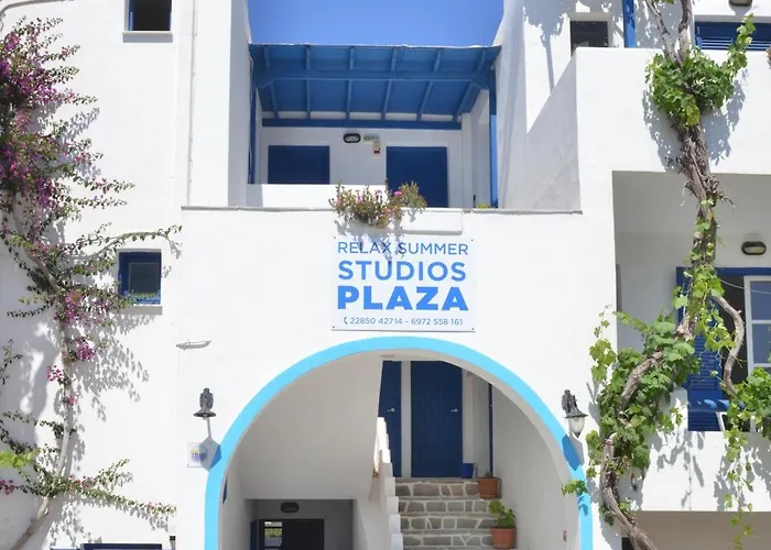 Plaza Studios Apartman Ajía Ána